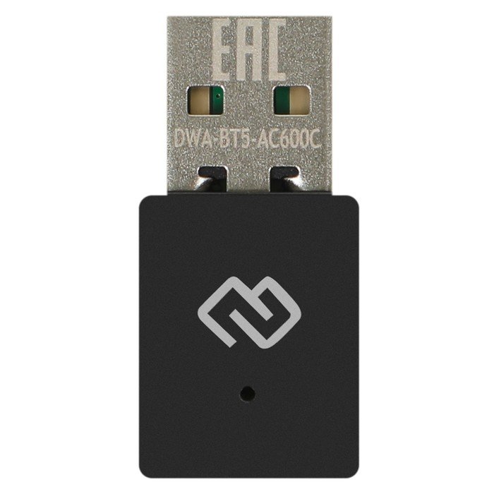 Сетевой адаптер WiFi + Bluetooth Digma DWA-BT5-AC600C AC600 USB 2.0 (ант.внутр.) 1ант. (упак   10047