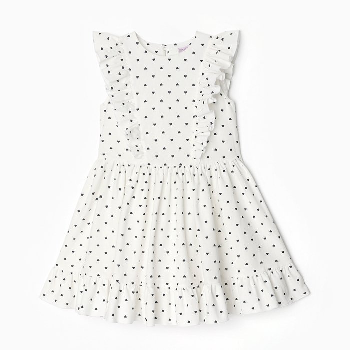 Платье для девочки MINAKU, цвет белый, рост 140 см