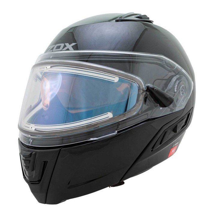 Шлем снегоходный ZOX Condor, стекло с электроподогревом, глянец, размер L, чёрный