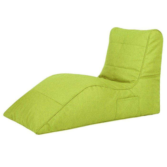 Лежак «Челси», размер 88х65х125 см, цвет зелёный
