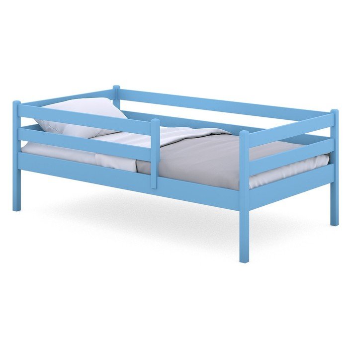 Кроватка Viki, спальное место 140х80 см, цвет голубой