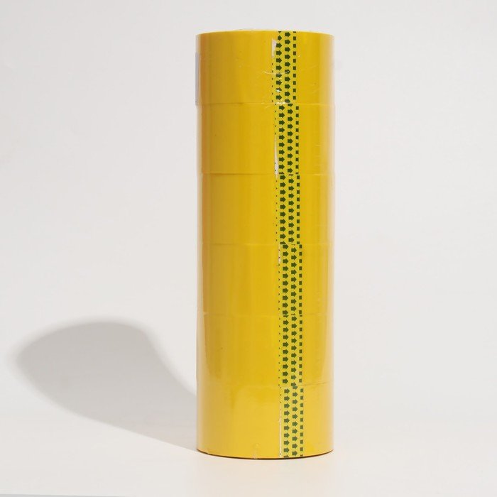 Упаковочная лента Klebebänder, 50мм*57м*43мкм  желтая