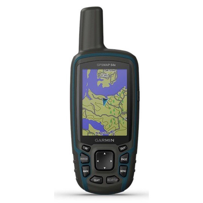 Навигатор автомобильный GPS Garmin GPSMAP 64X (010-02258-01), ГЛОНАСС, EGNOS, WAAS