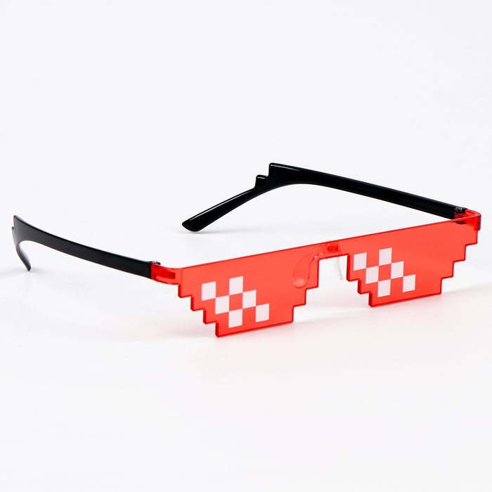 Карнавальные очки «Пиксели», цвета МИКС