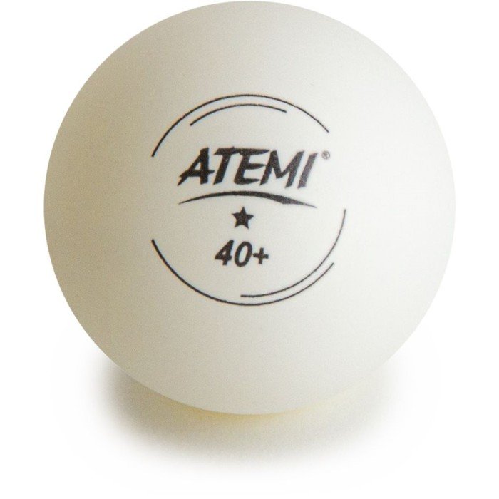 Мячи для настольного тенниса Atemi 1, цвет белый, 6 шт