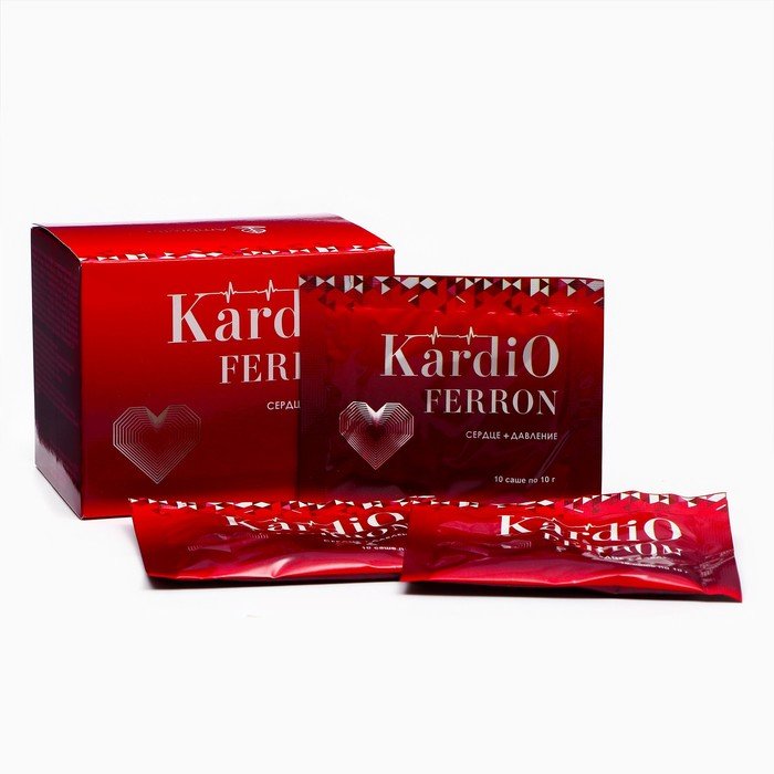 Комплекс Сердце+Давление Kardio Ferron, 10 пакетов по 10 г.