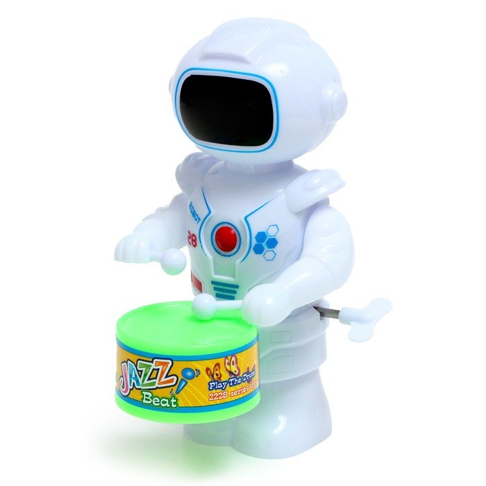 Заводная игрушка «Робот барабанщик»