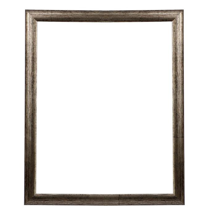 Рама для картин (зеркал) 30 х 40 х 2.7 см, пластиковая, Calligrata, цвет темно-коричневевый с золотой патиной