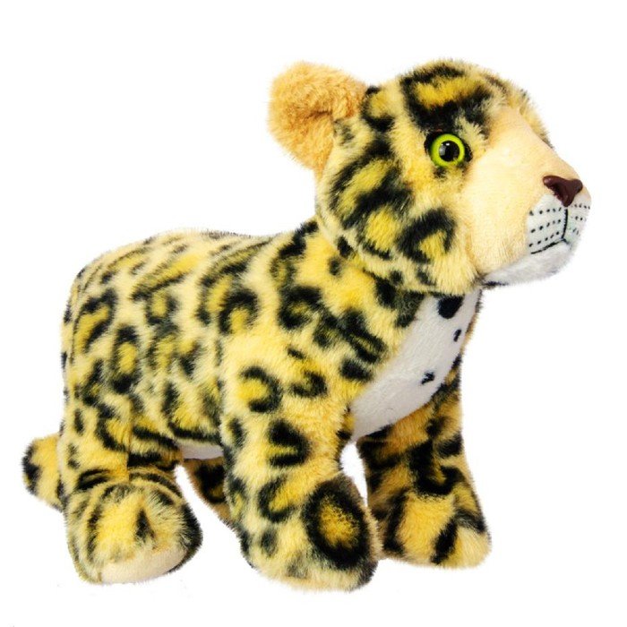 Мягкая игрушка All About Nature «Животный мир», «Леопард» , 34см