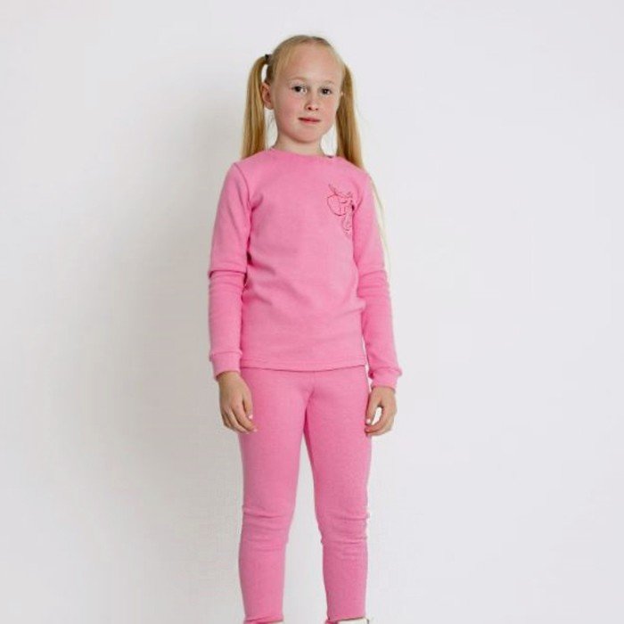Комплект для девочки «Термобелье», цвет розовый, рост 140 см