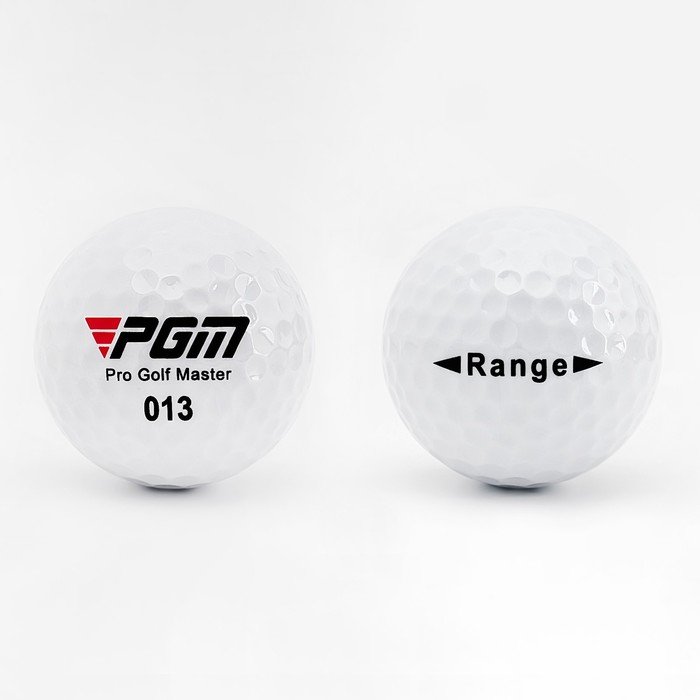 Мяч для гольфа PGM "Range", двухкомпонентный, d=4.3