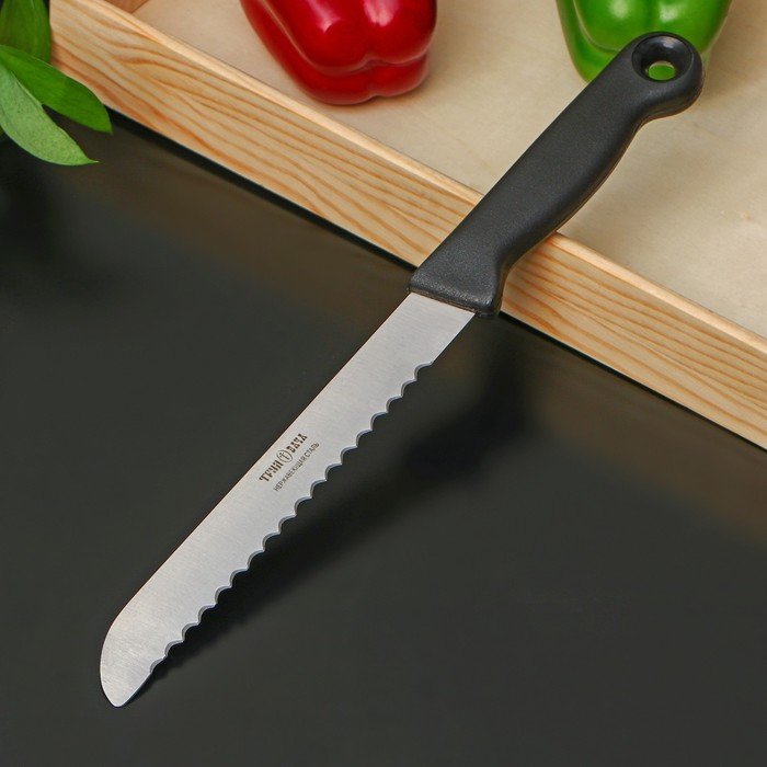 Нож для нарезки хлеба «Квартет», 31 см, лезвие 17,5 см