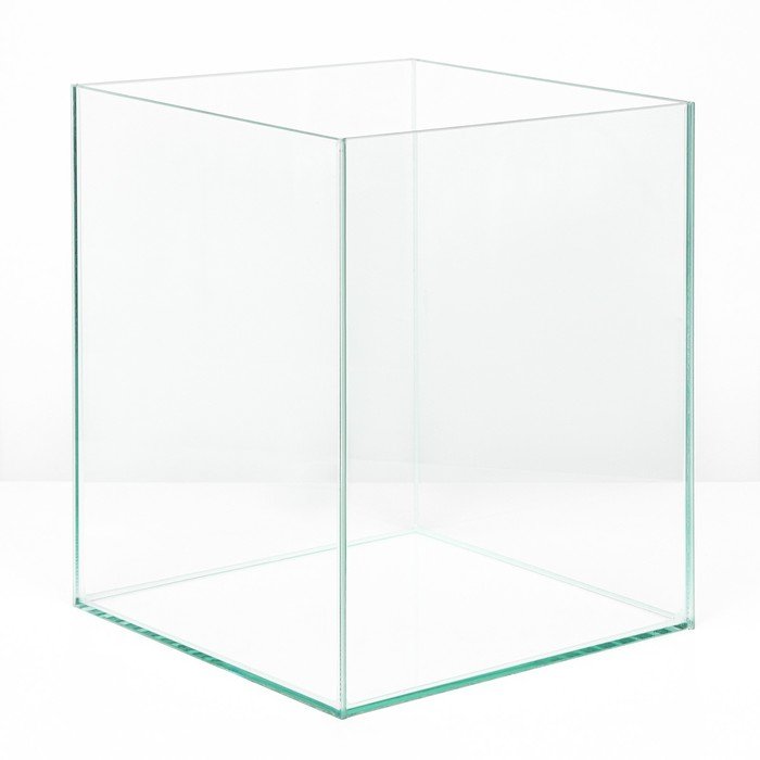 Аквариум "Куб" без покровного стекла, 31 литр, бесцветный шов