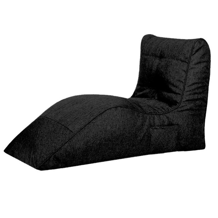 Лежак «Челси», размер 88х65х125 см, цвет чёрный
