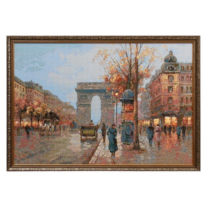 Гобеленовая картина "Париж" 78х57 см