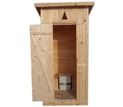 Туалет дачный 1x1-2,2 м под биотуалет
