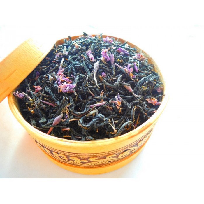 Набор туеса с Иван-чаем Pasha’s Tea черного, листового, ферментированного с сушеными цветками