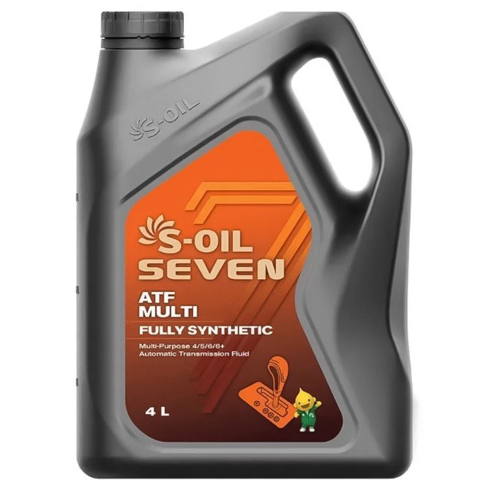 Трансмиссионное масло S-OIL 7 ATF MULTI, 4 л