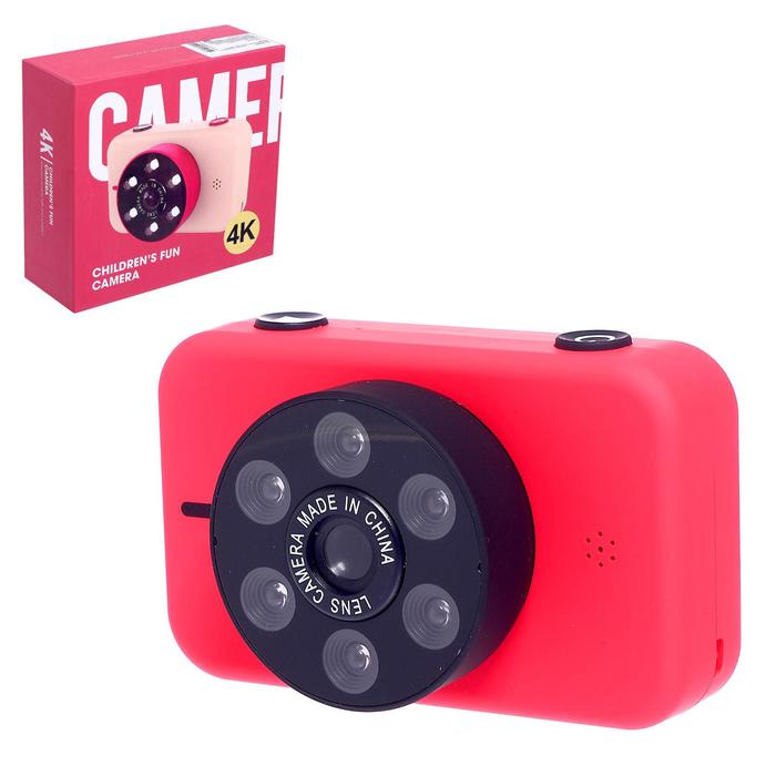 Детский фотоаппарат "Профи-камера", цвета красный