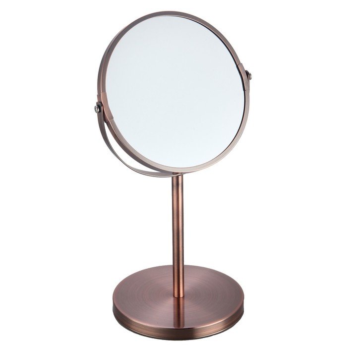 Зеркало 2-х стороннее настольное UniStor ANTIUQ, диаметром 17 см, круглой формы