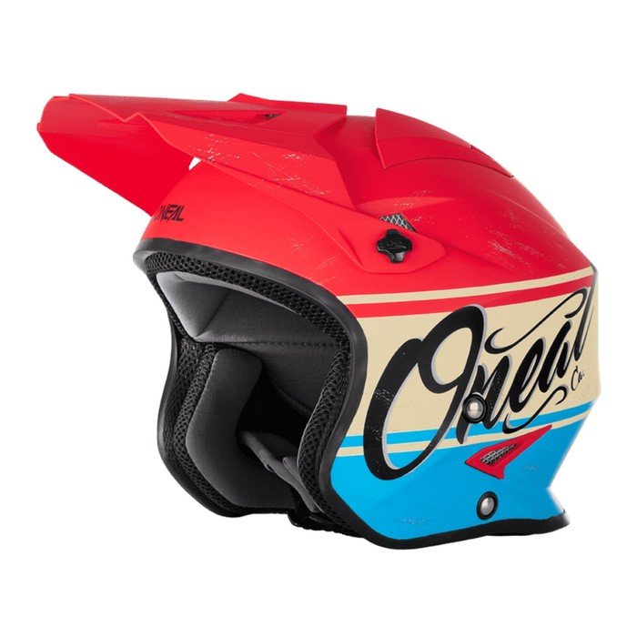 Шлем открытый O'NEAL SLAT VX1, матовый, размер M, красный, синий
