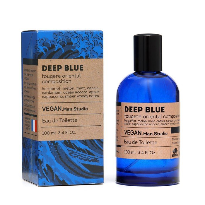 Туалетная вода мужская Vegan Man Studio Deep Blue, 100 мл