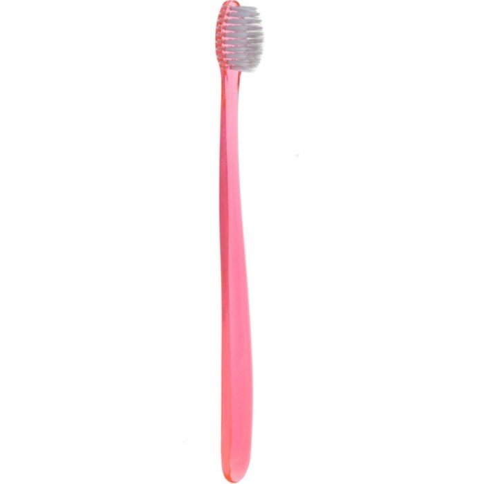 Зубная щетка Crystal, мягкая, розовая