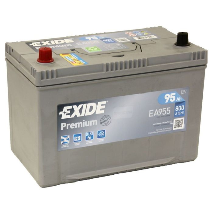 Аккумуляторная батарея Exide 95 Ач Premium EA955 (D31FR)