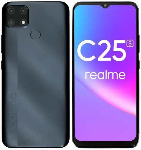 Смартфон realme C25S 64 ГБ серый