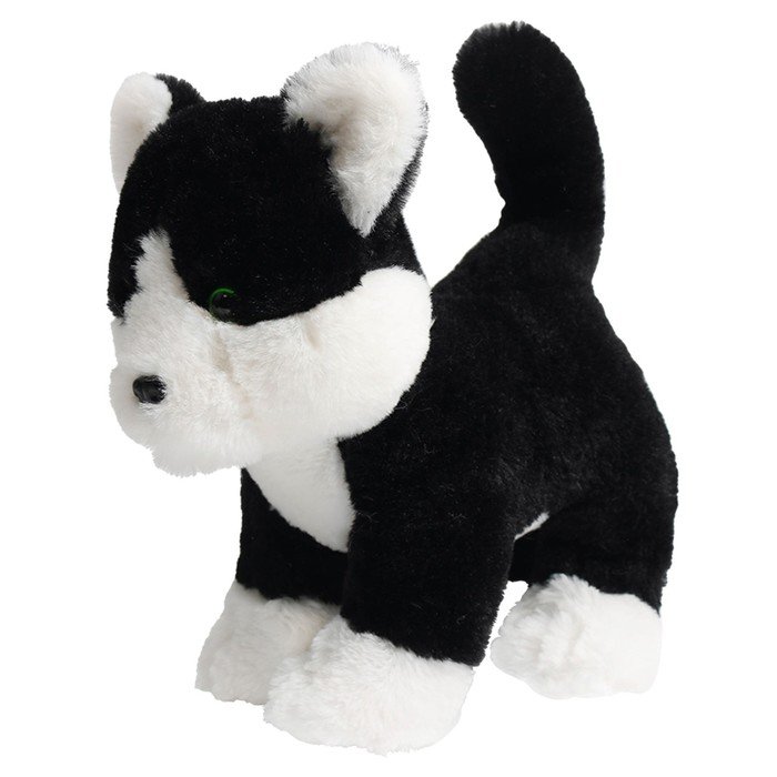 Мягкая игрушка «Чёрно-белый котёнок», 27 см