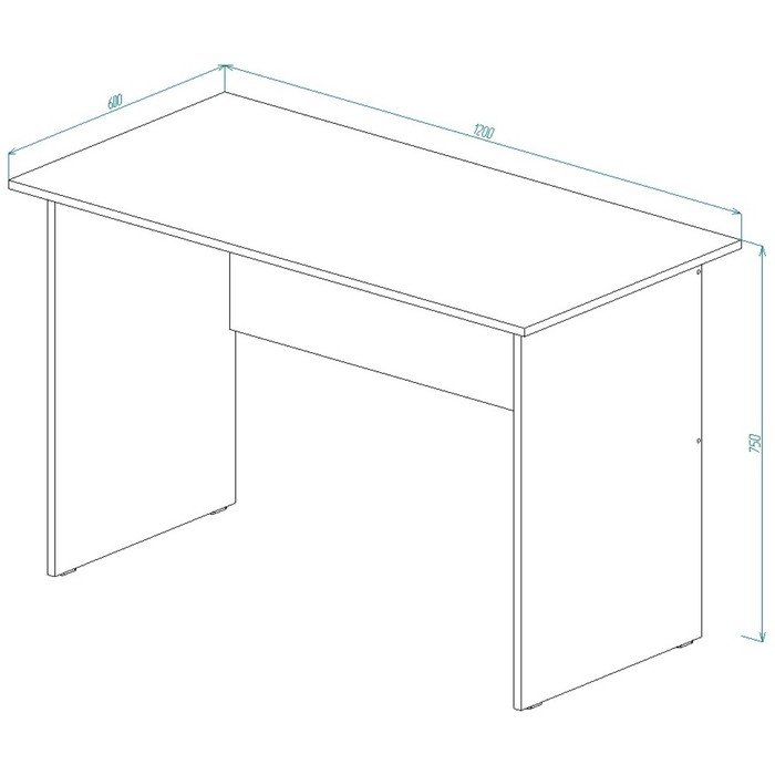 Стол 1200х600 письменный