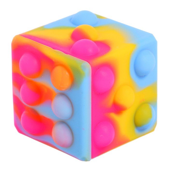 Игрушка «Жмяка. Игральный кубик», 5,5 × 5,5 см, МИКС