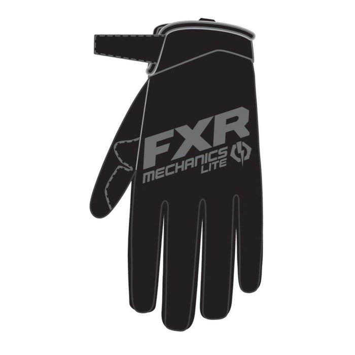 Перчатки FXR Mechanics Lite, размер S, чёрные