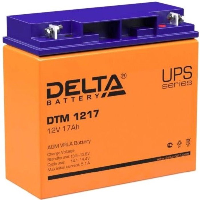 Батарея для ИБП Delta DTM 1217, 12 В, 17 Ач