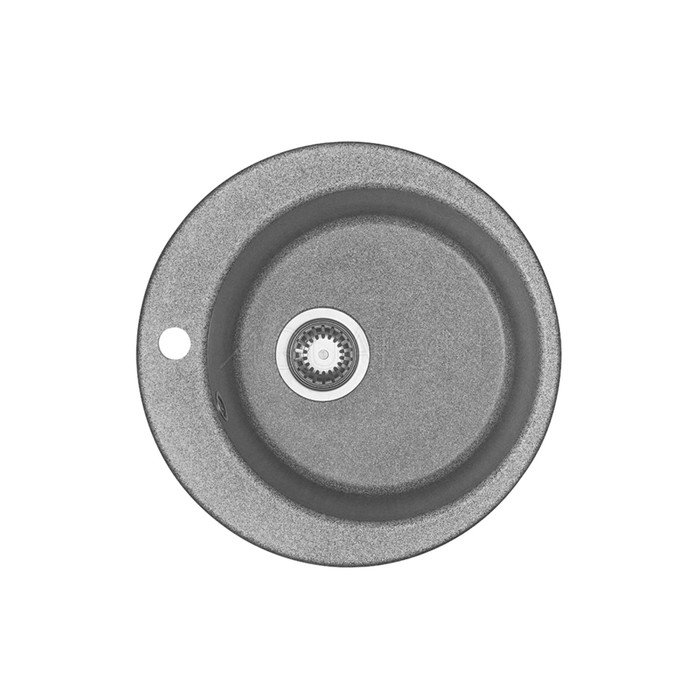 Мойка кухонная «Иверия», d=480 мм, цвет серый