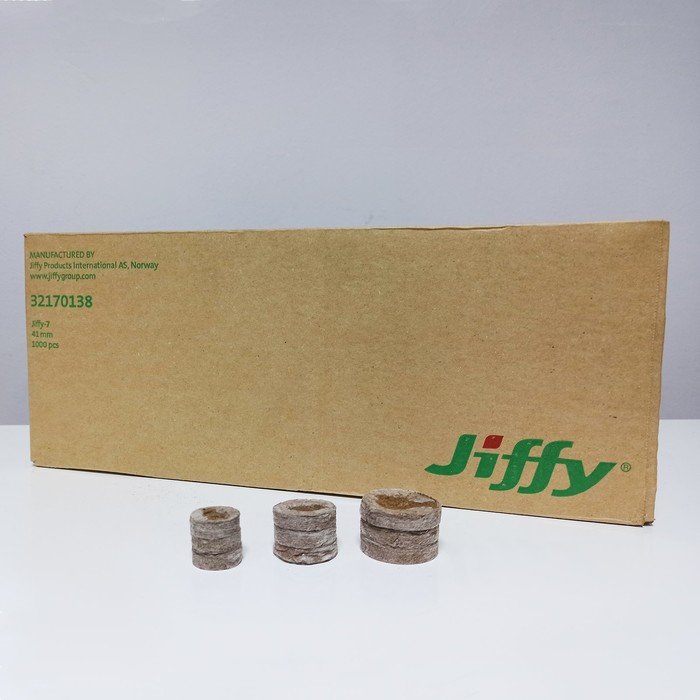 Таблетки торфяные, d = 4.4 см, с оболочкой, набор 1 000 шт., Jiffy-7