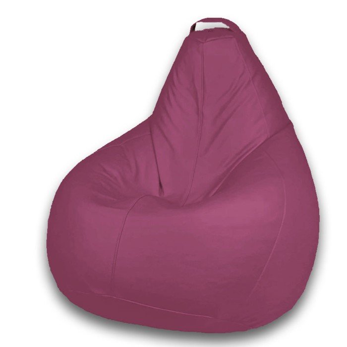 Кресло-мешок «Груша» Позитив Favorit, размер XXL, диаметр 105 см, высота 130 см, искусственная кожа, цвет розовый