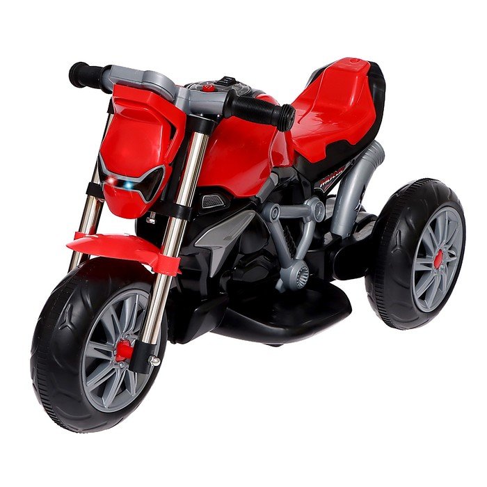Электромобиль «Мотоцикл Техно», цвет красный