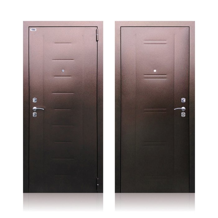 Входная дверь «Берлога СБ-90», 870 × 2050 правая, цвет медный антик