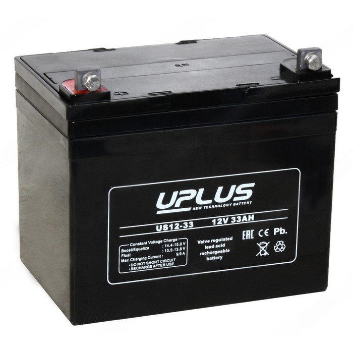 Аккумуляторная батарея UPLUS (Leoch) 33 Ач, 12 Вт, US 12-33, обратная полярность