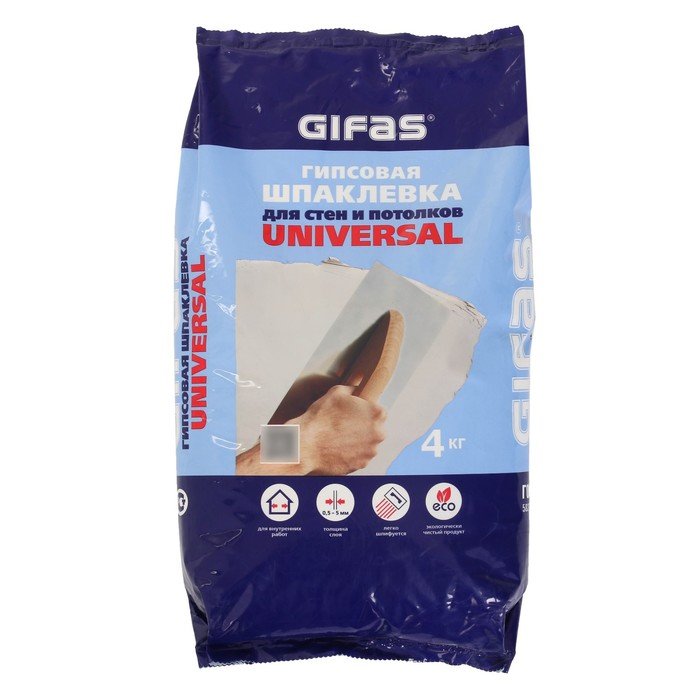 Шпаклевка гипсовая GIFAS UNIVERSAL 4кг