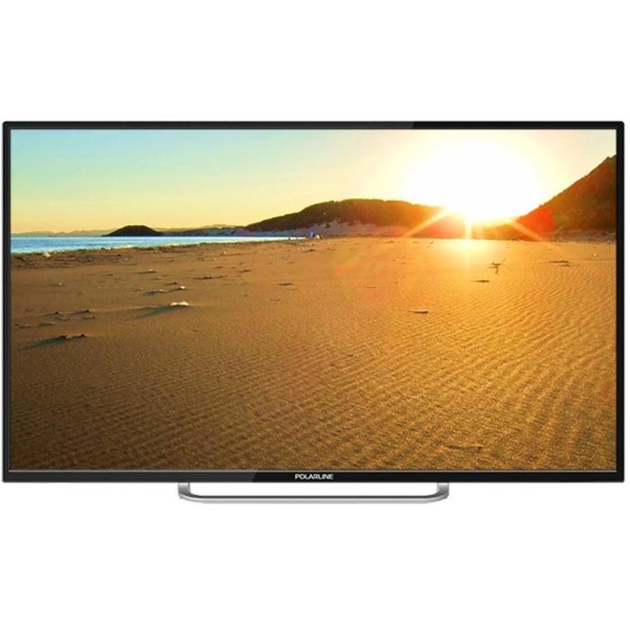 Телевизор PolarLine 42PL11TC-SM, 42", 1080р, DVB-T/T2/C, 3 HDMI, 2 USB , Smart TV, черный