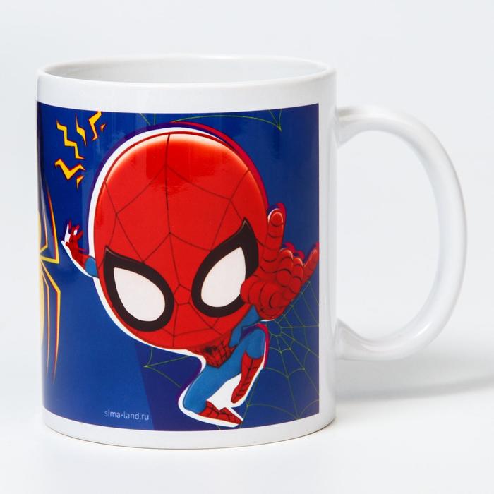 Кружка сублимация,350 мл "Super Hero", Человек-паук