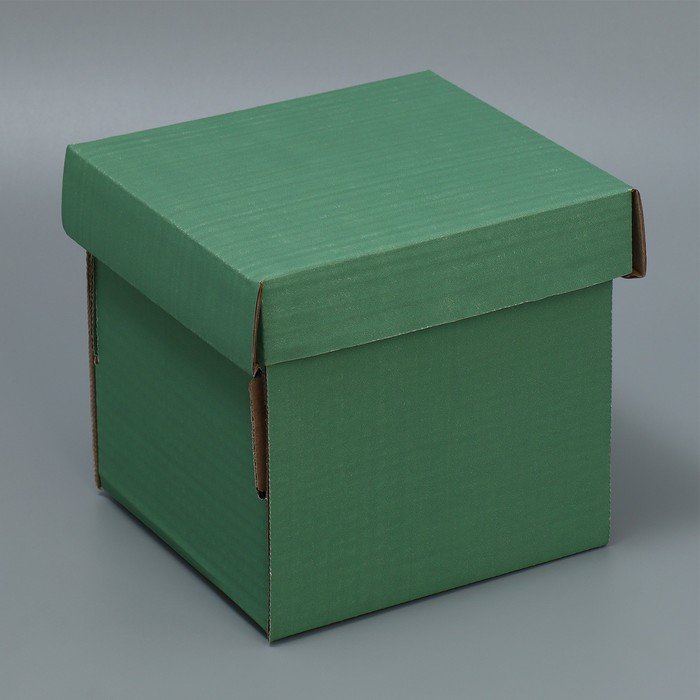 Складная коробка «Оливковая», 16.6 х 15.5 х 15.3 см
