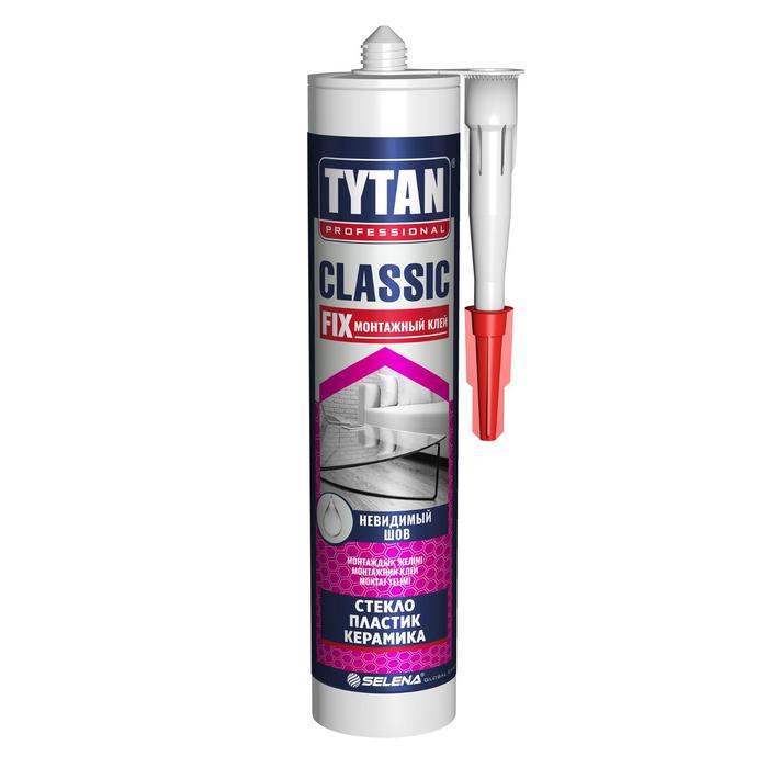 Клей Tytan Professional Classik Fix, прозрачный, монтажный, 310 мл