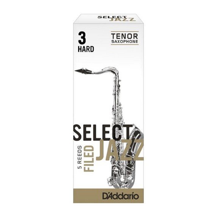 Трости Rico RSF05TSX3H Select Jazz для саксофона тенор, размер 3, жесткие (Hard), 5шт