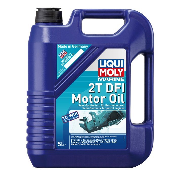 Моторное масло для водной техники LiquiMoly Marine 2T DFI Motor Oil синтетическое, 5 л (25063)
