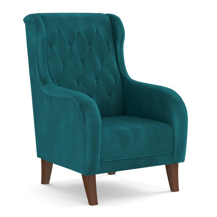 Кресло для отдыха «Амарант», велюр, цвет тенерифе изумруд