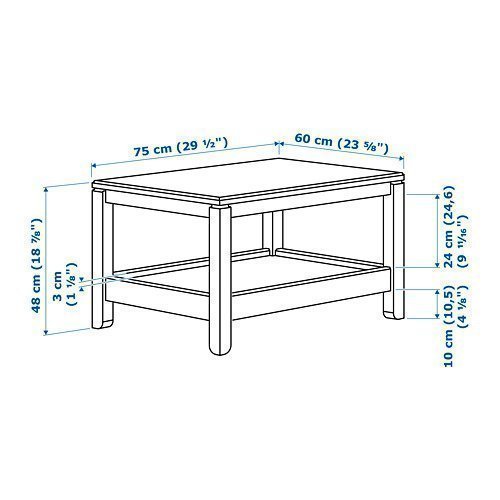 Какой высоты журнальный стол