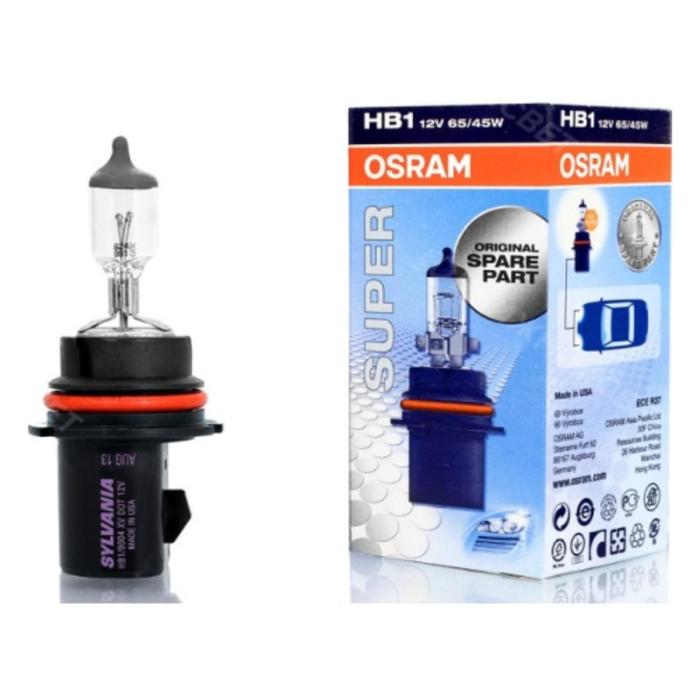 Лампа автомобильная Osram HB1 12 В,  65/45W (P29t) Super 9004XV